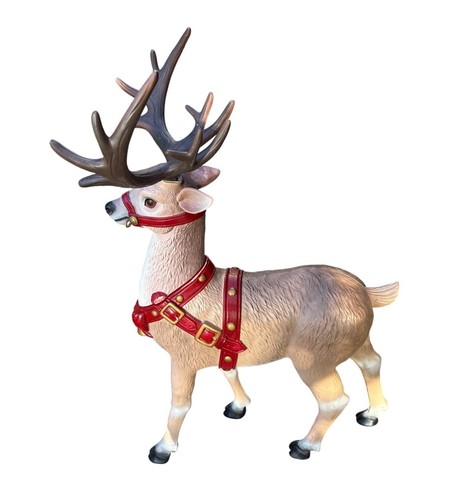 Giant led santa sleigh - santa,